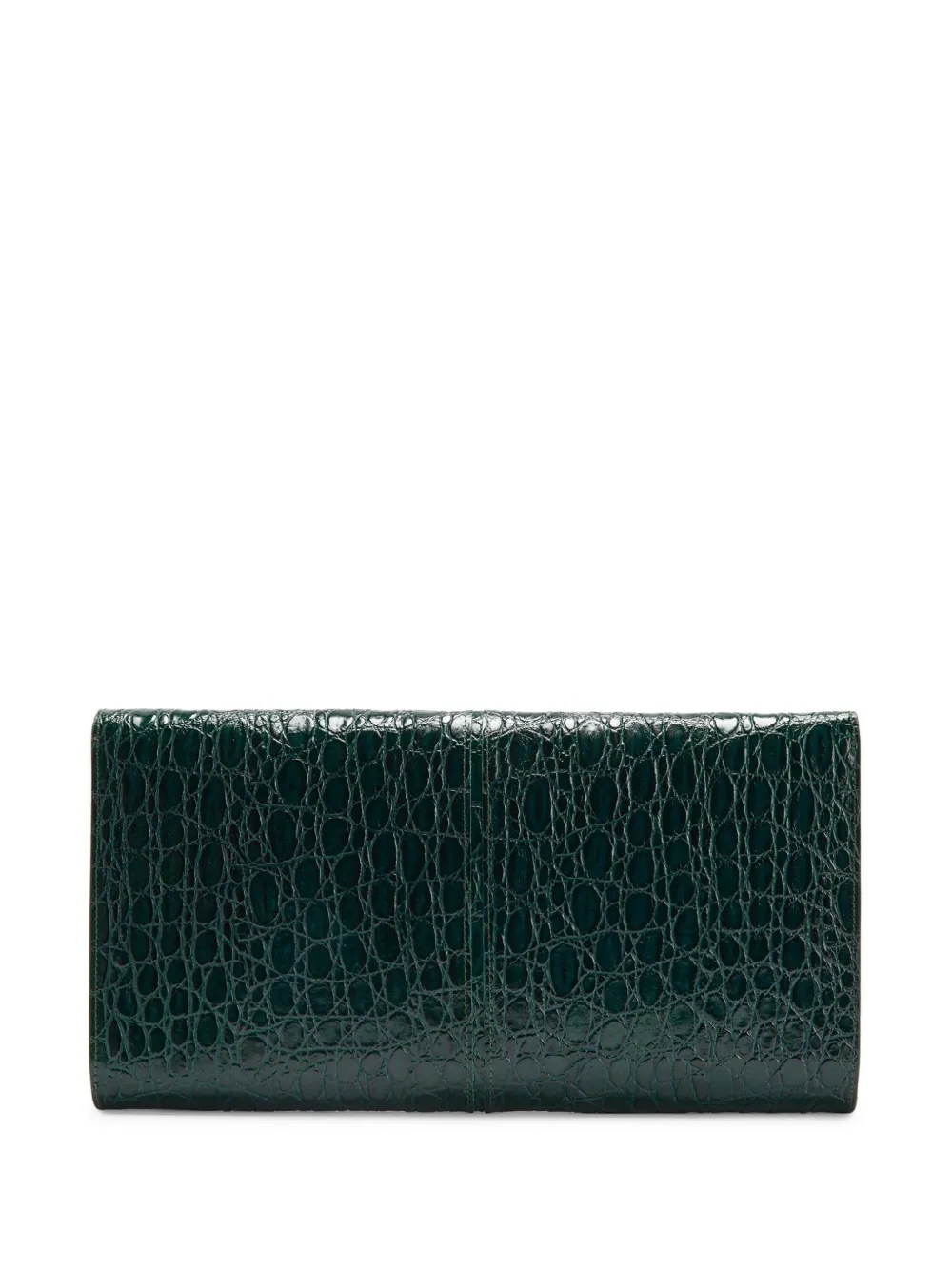 Giuseppe Zanotti Montserrat Croco clutch Groen
