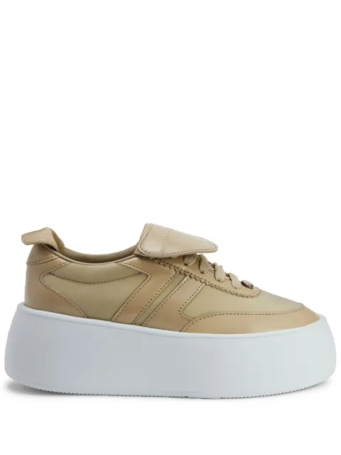 Giuseppe Zanotti League Maxi 皮质运动鞋