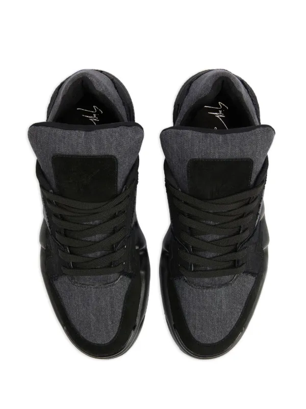 【関税込み】Giuseppe Zanotti ブラック Talon スニーカー Giuseppe Zanotti Talon スニーカー | ブラック | FARFETCH JP