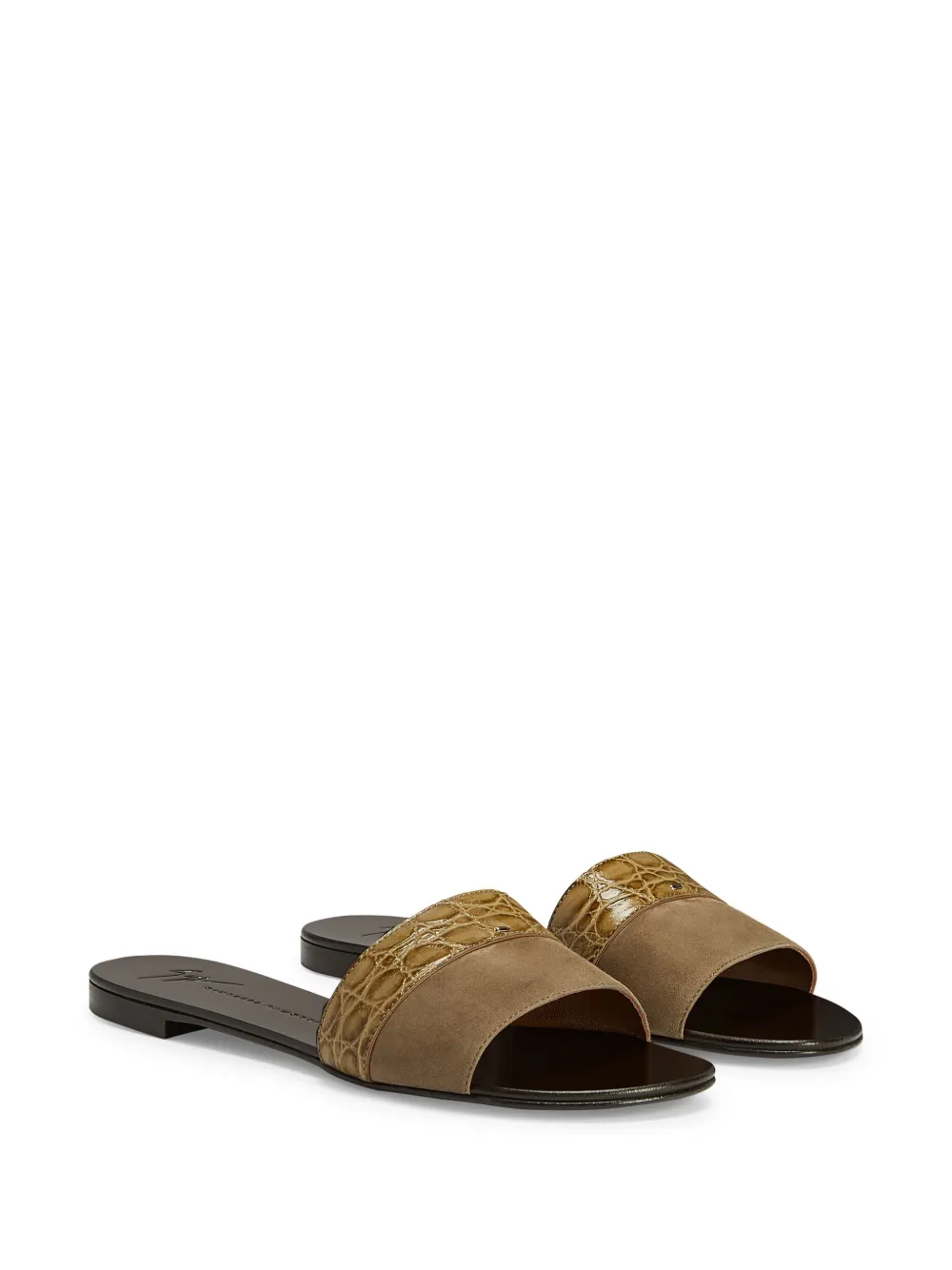 Giuseppe Zanotti Roose slippers - Bruin