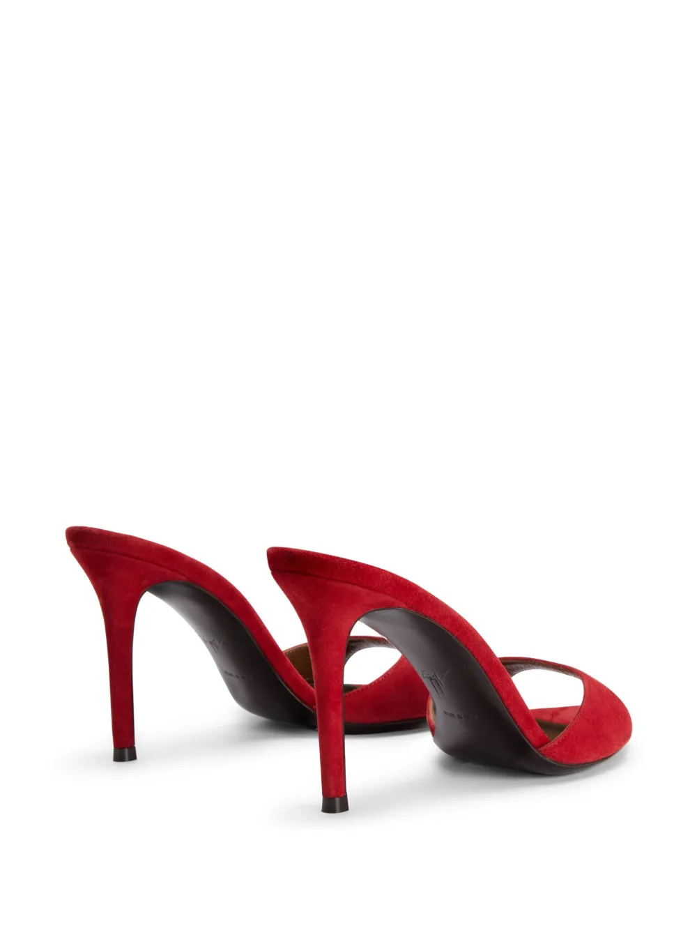 Giuseppe Zanotti 90mm Intriigo mules Red