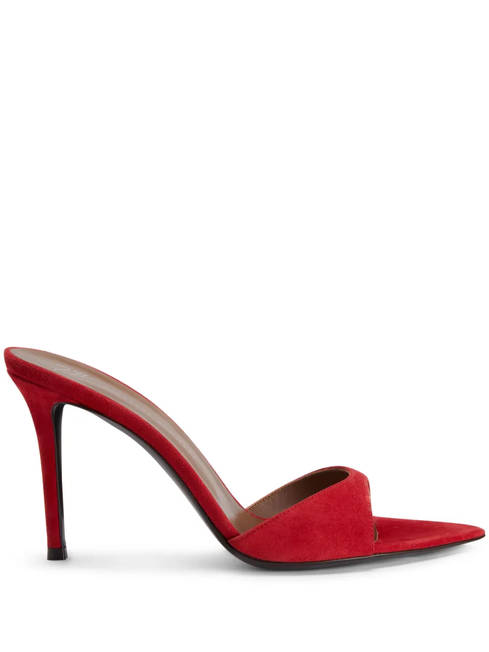 Giuseppe Zanotti 90mm Intriigo mules | Red | Image 1