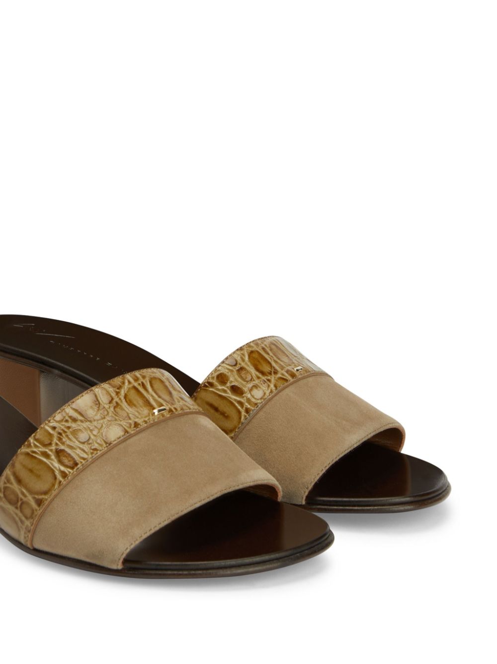 Giuseppe Zanotti 50mm Roose mules Brown