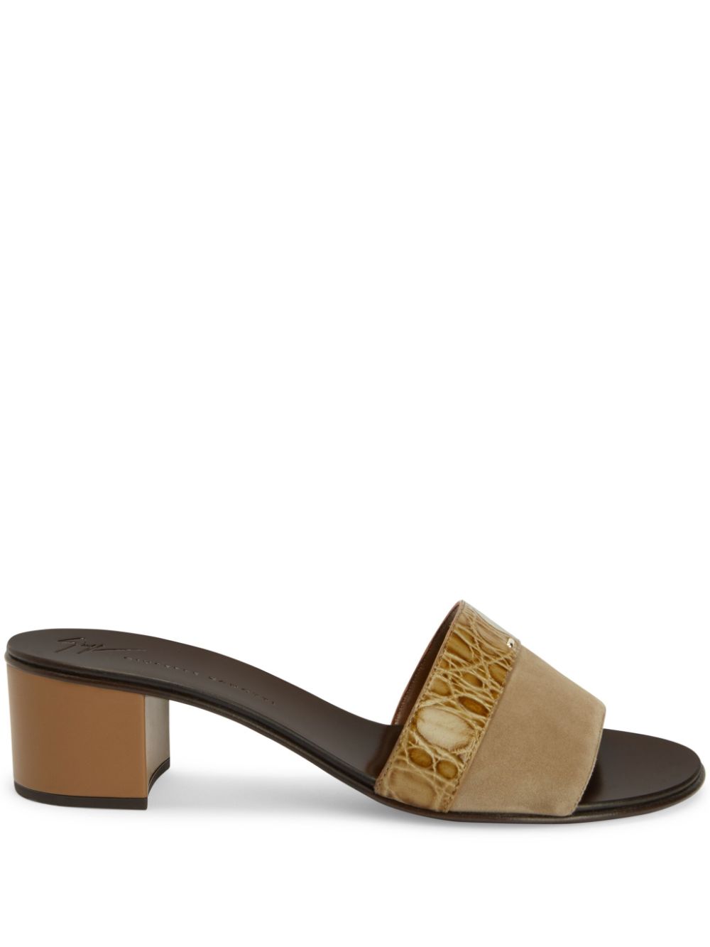 Giuseppe Zanotti 50mm Roose mules Bruin