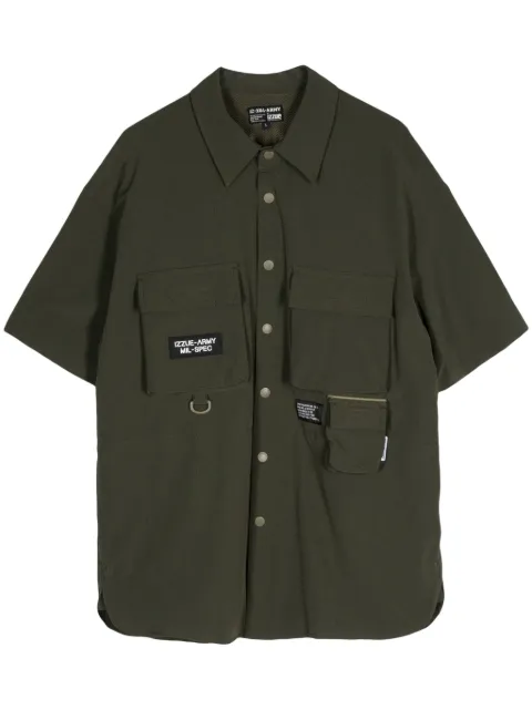 izzue army-style button-up shirt