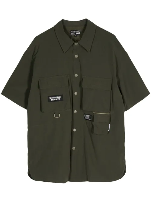 Izzue chemise à patch logo - Vert - izzue - Modalova
