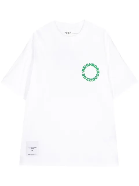 izzue x Neighborhood logo-print T-shirt