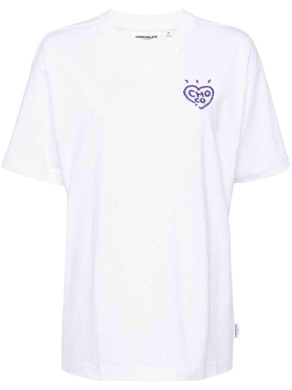 Chocoolate Logo Graphic Cotton T-shirt In White