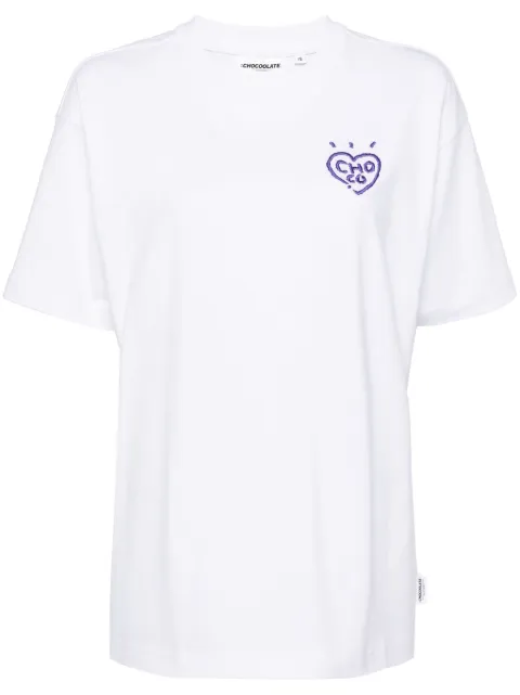 CHOCOOLATE logo graphic cotton T-shirt