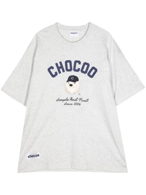 CHOCOOLATE T-Shirt mit Logo-Print