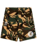 AAPE BY *A BATHING APE® camouflage-print track shorts - Green