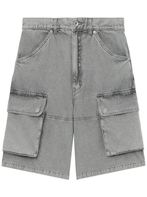 FIVE CM short ample en jean - Gris - FIVE CM - Modalova
