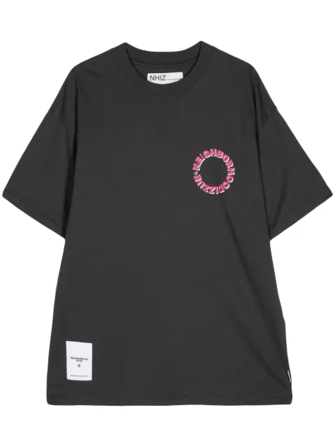 izzue x Neighbordhood logo-print cotton T-shirt