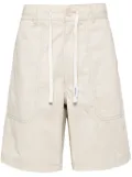CHOCOOLATE drawstring-waist cotton shorts - Neutrals