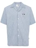AAPE BY *A BATHING APE® patterned jacquard shirt - Blue
