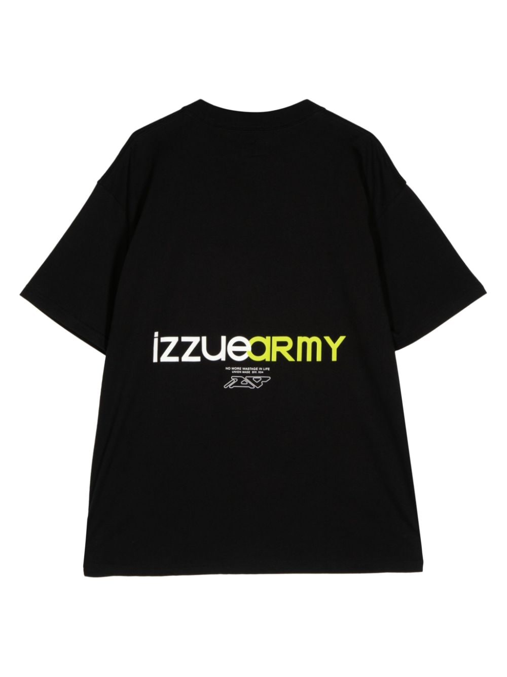 Izzue T-shirt met logoprint - Zwart