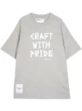 izzue Craft With Pride cotton T-shirt - Grey