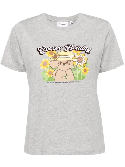 CHOCOOLATE graphic logo-print T-shirt