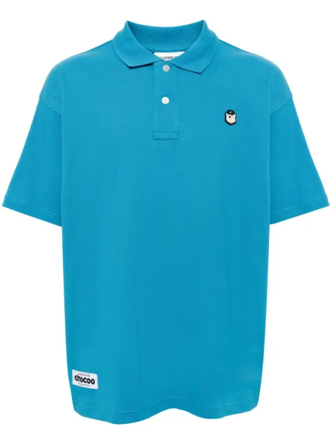 CHOCOOLATE logo-embroidered cotton polo shirt