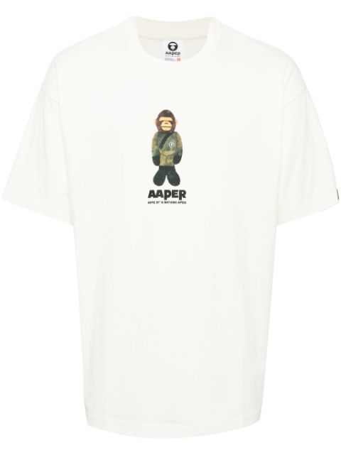 AAPE BY *A BATHING APE graphic-print cotton T-shirt Men