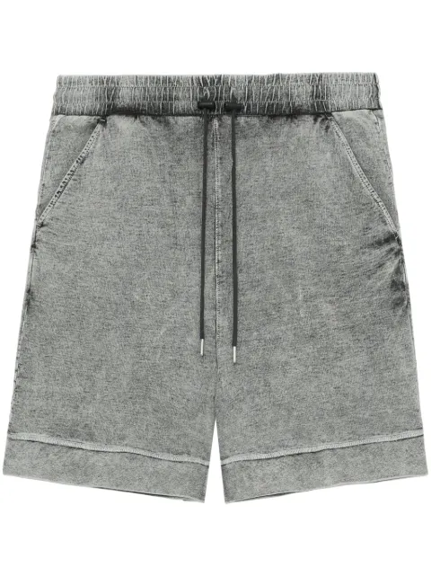 FIVE CM bleached-effect cotton shorts 