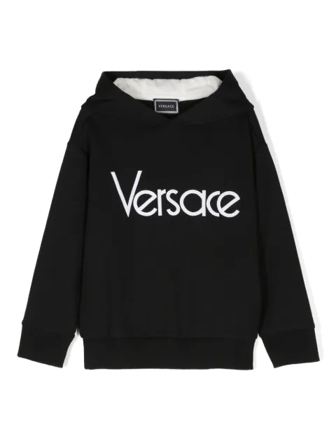 Versace Kids hoodie con logo estampado