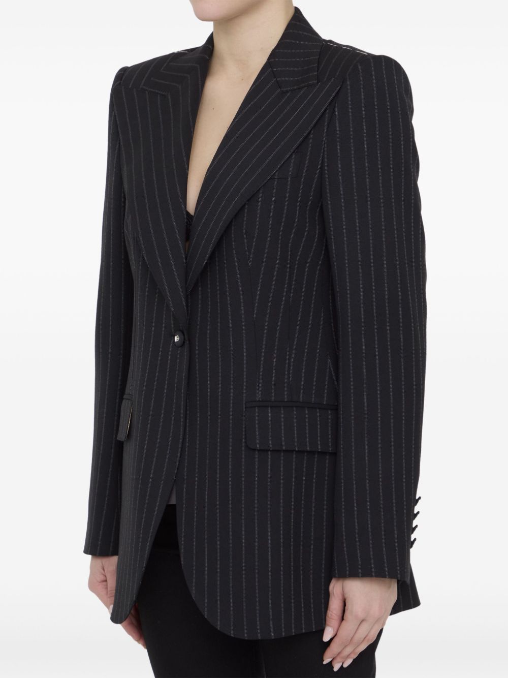 DOLCE & GABBANA PINSTRIPE BLAZER