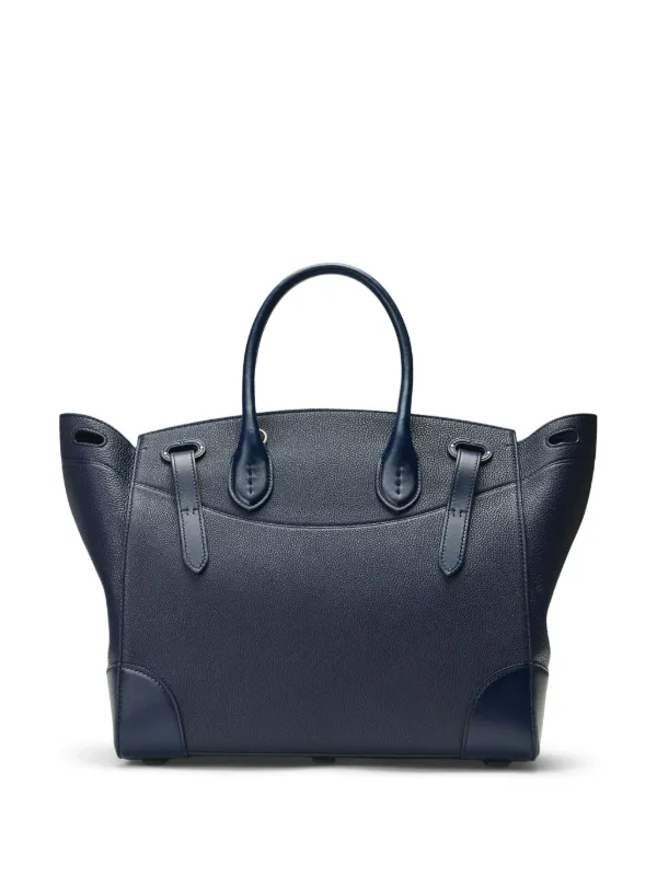 Ralph lauren navy tote bag hot sale