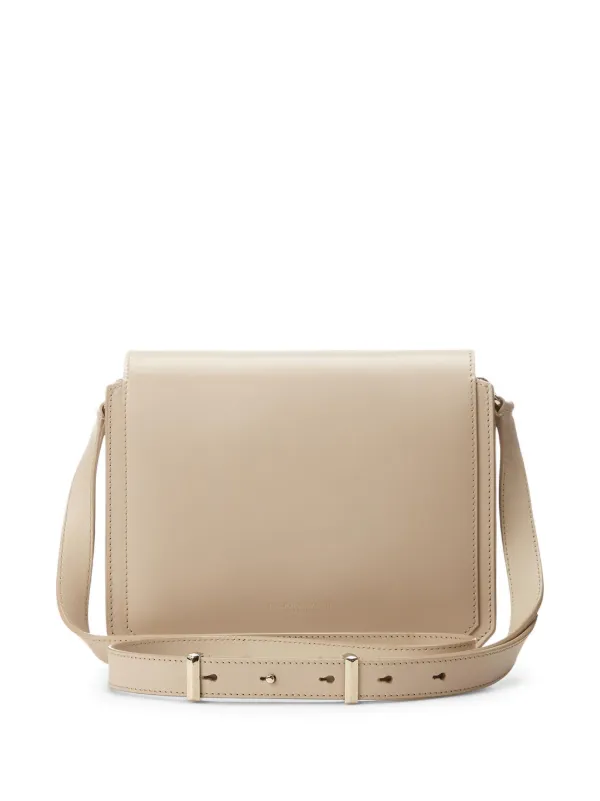 Ralph Lauren Collection Logo Hardware Leather Crossbody Bag
