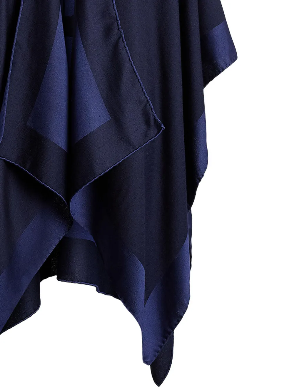 Ralph Lauren Collection Poncho met jacquard Blauw