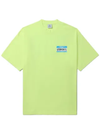 VETEMENTS グラフィック Tシャツ | イエロー | FARFETCH JP