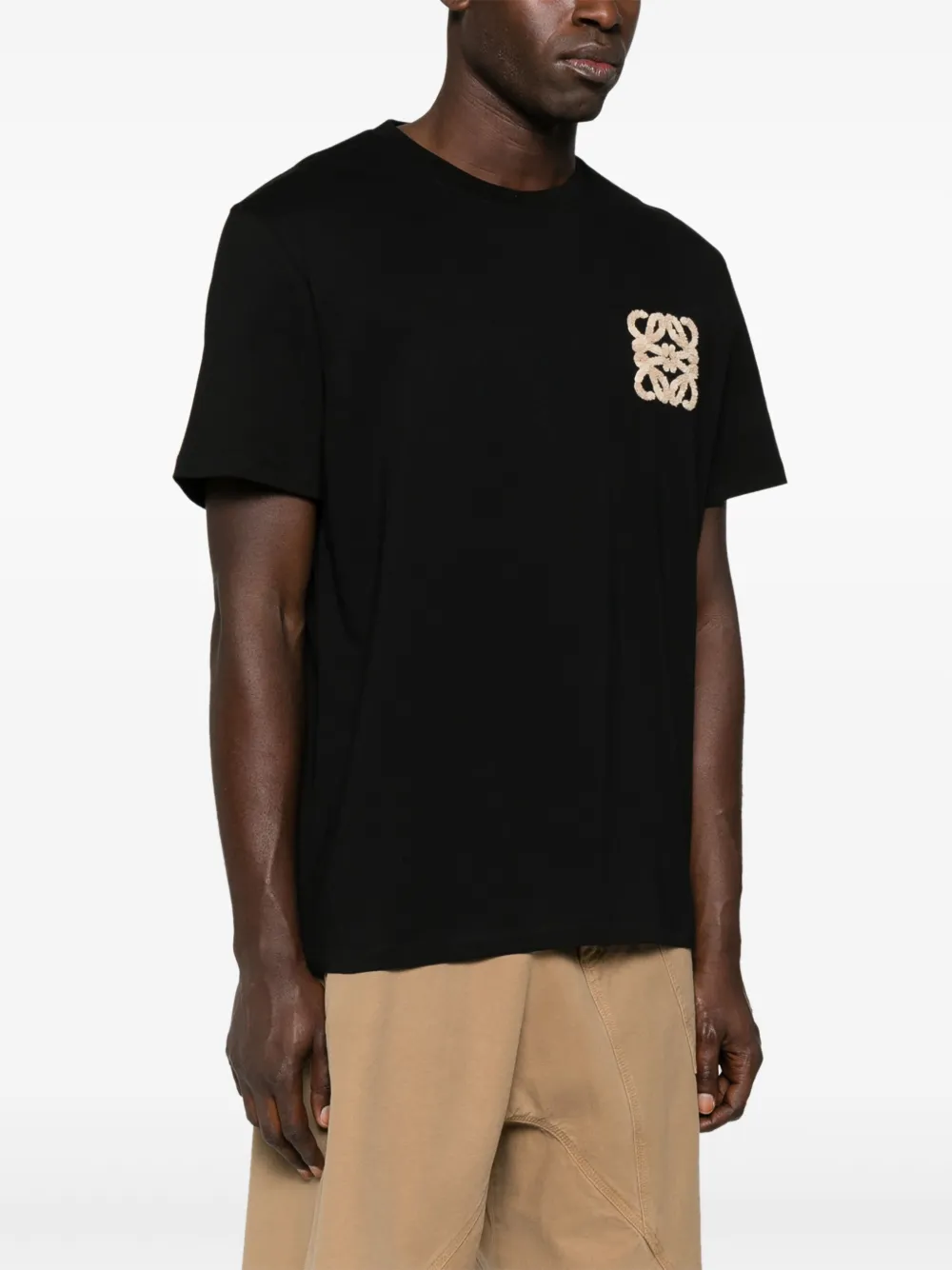 LOEWE T-shirt van badstof Zwart
