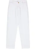 PT Torino twill tapered trousers - White
