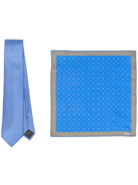 Brioni corbata de seda con motivo en jacquard