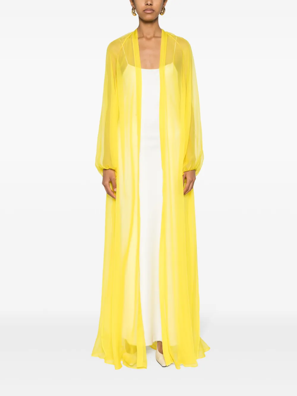 Max Mara chiffon silk coat | Single Breasted Coats | Image 2