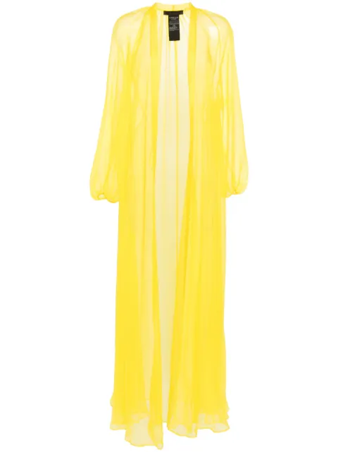 Max Mara chiffon silk coat