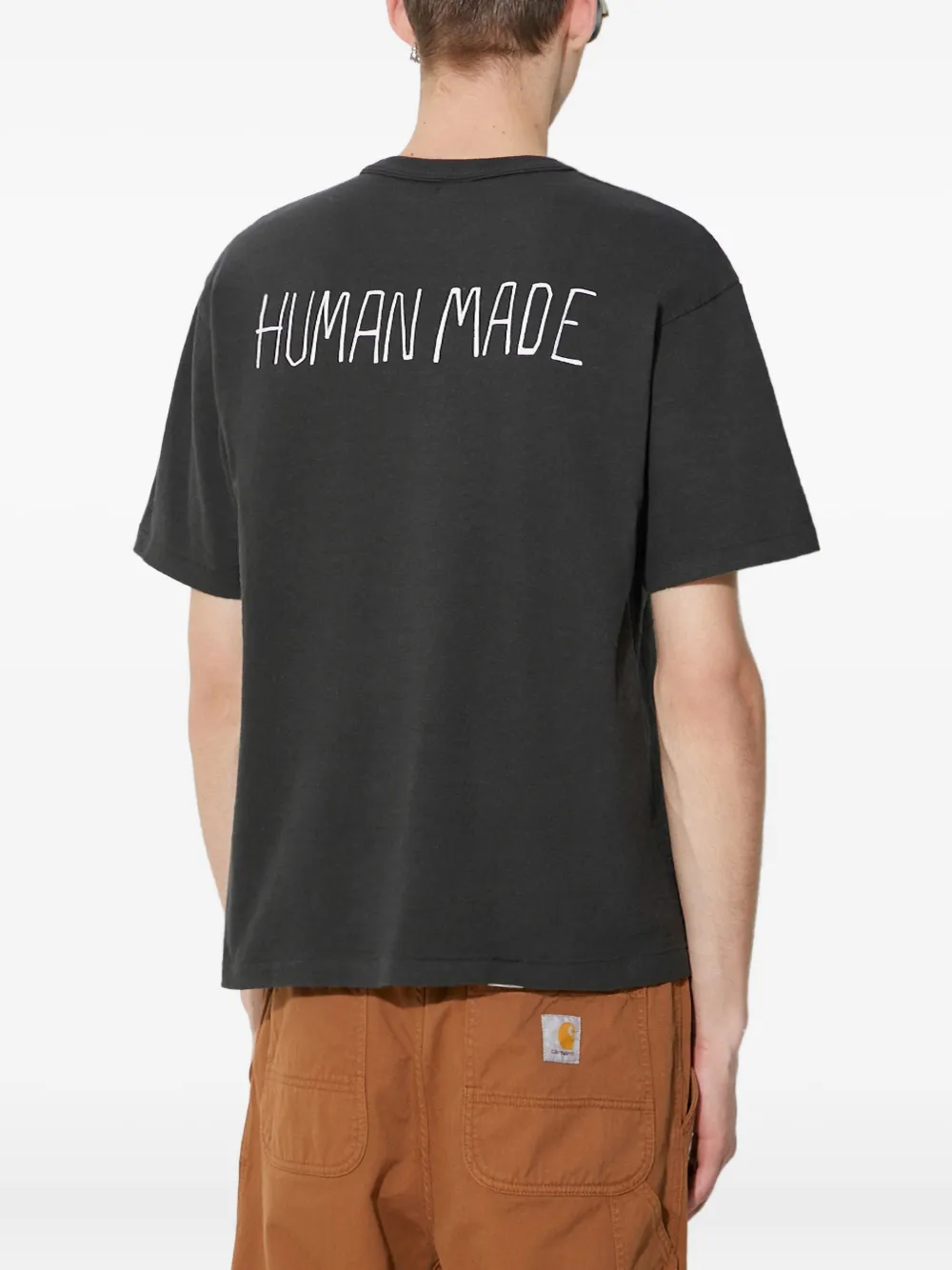 Human Made T-shirt met grafische print Zwart