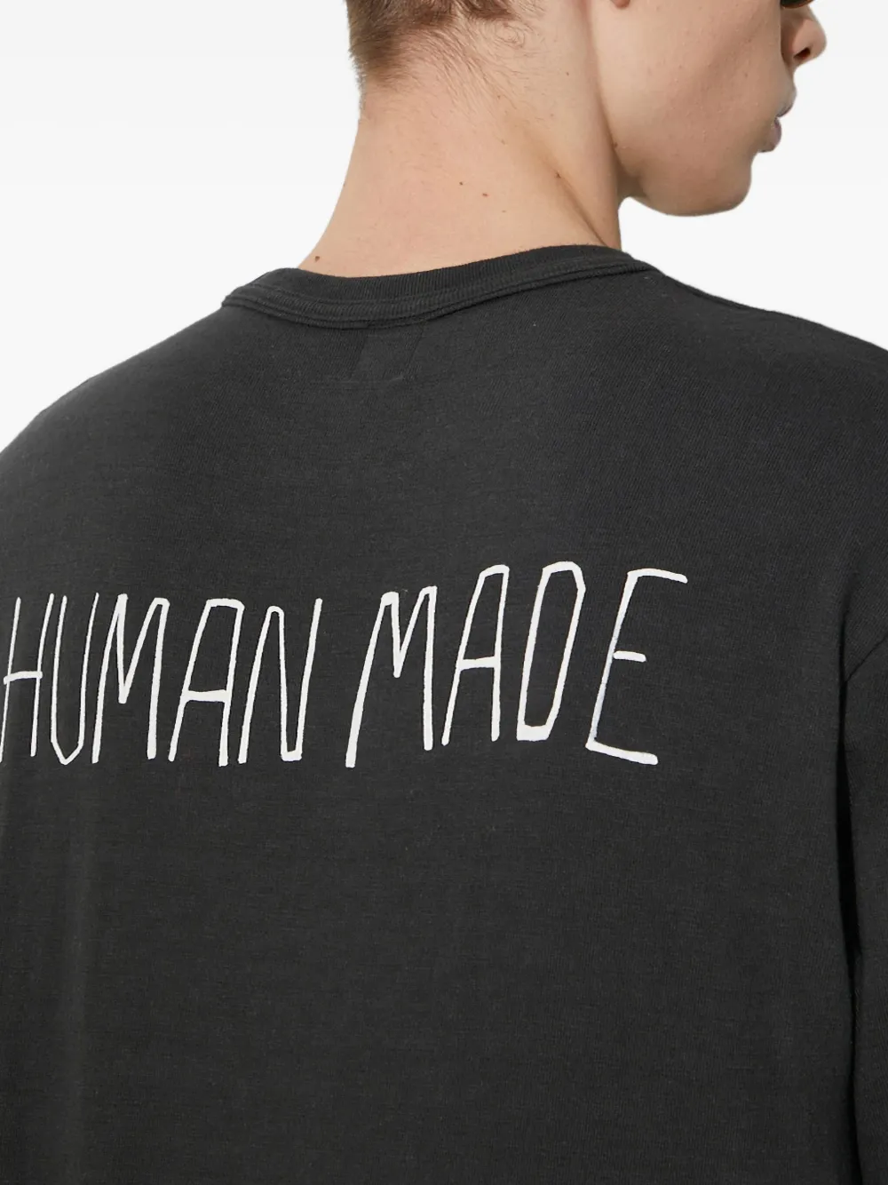 Human Made T-shirt met grafische print Zwart