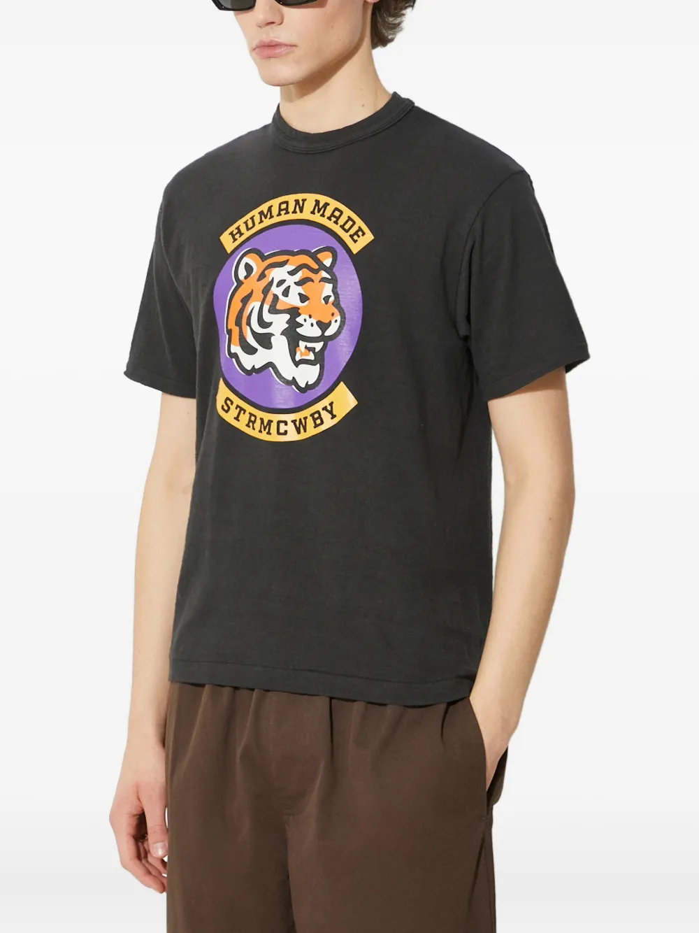 Human Made T-shirt met grafische print Zwart