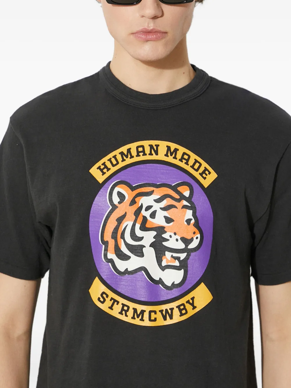 Human Made T-shirt met grafische print Zwart