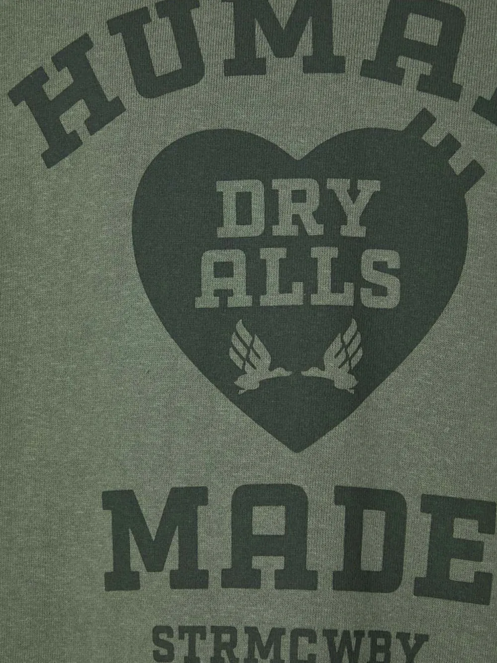 Human Made Sweater met logoprint Groen