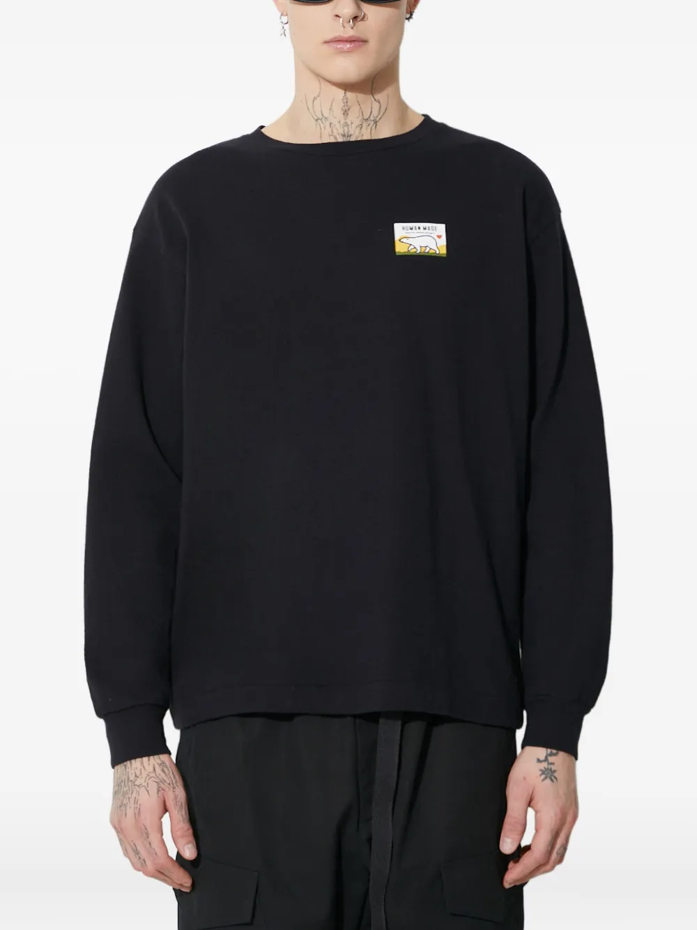 Human Made logo-print long-sleeve T-shirt | T-Shirts | Image 2