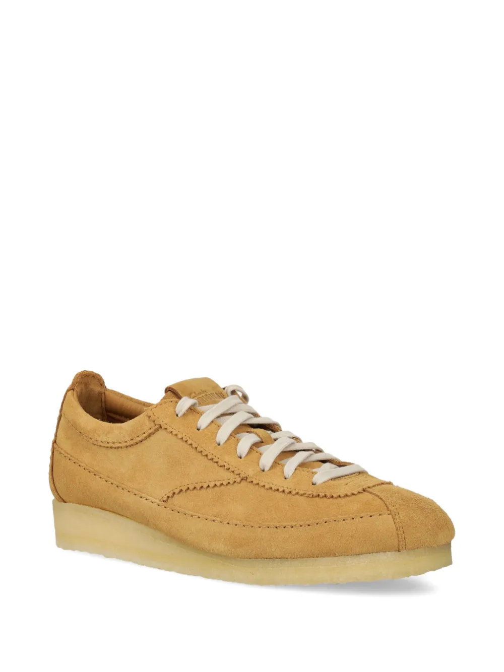 Clarks Originals topstitched lace-up sneakers | Low-Tops | Image 2