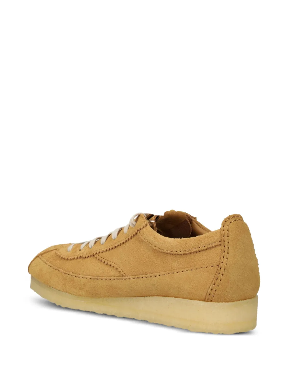 Clarks Originals Sneakers met veters en stiksel Beige