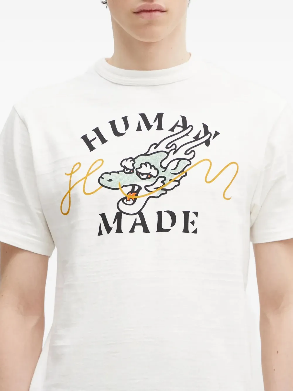 Human Made T-shirt met grafische print Wit