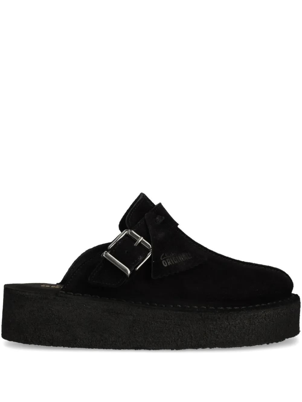 Clarks Originals Trek Wedge slippers Black