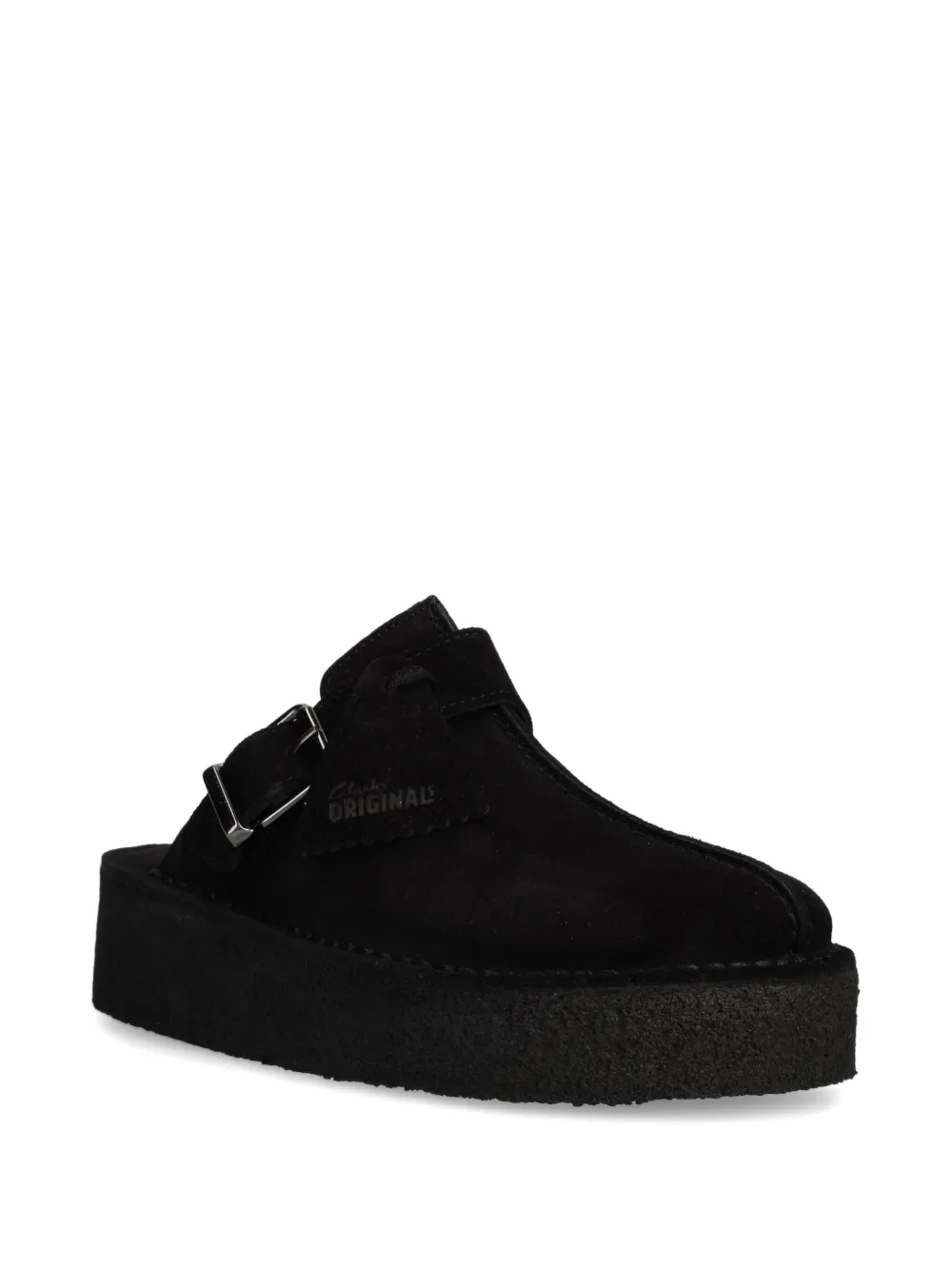 Clarks Originals Trek Wedge slippers Black