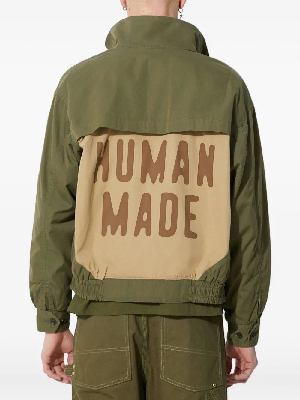 Human Made Bomberjack met rits Groen