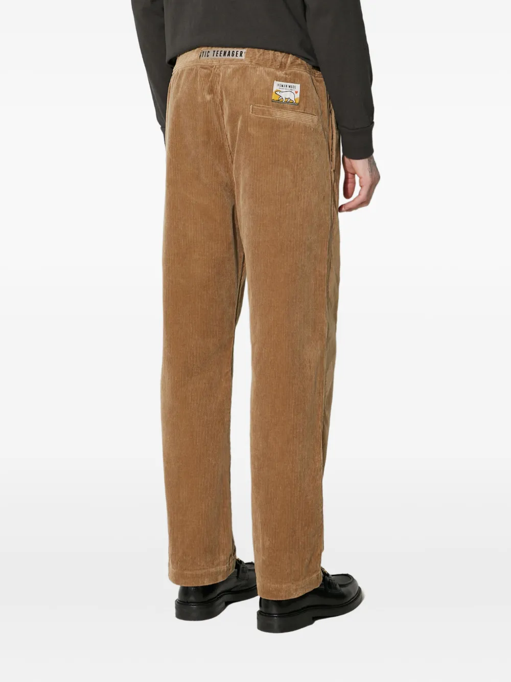 Human Made cotton straight-leg trousers Beige