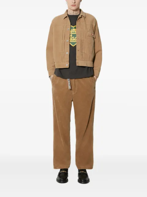 Human Made cotton straight-leg trousers
